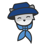 Ilustración de cachorrito scout
