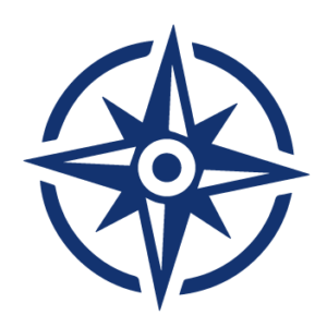 Ilustración rosa de los vientos