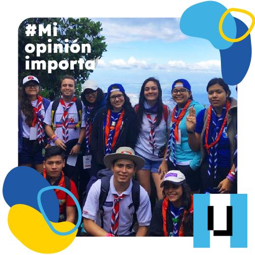 Jóvenes scouts participan en U-Report