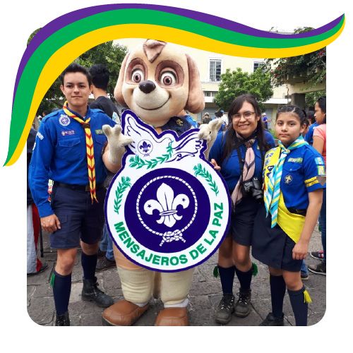 Jóvenes scout actividad