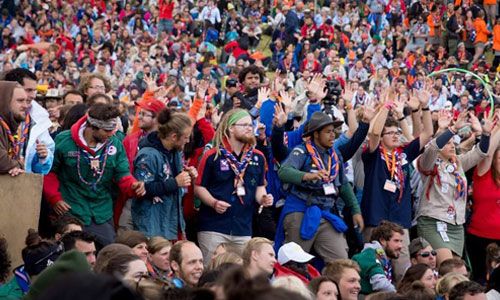 Actividad internacional de los scouts