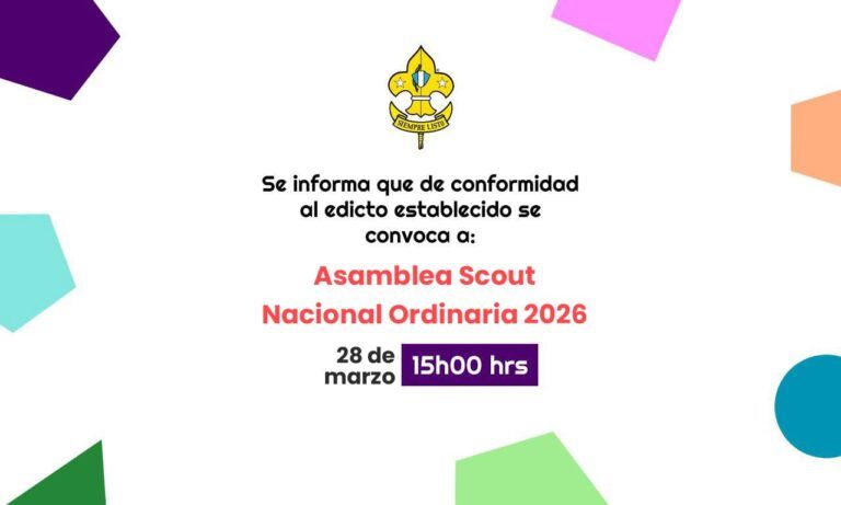 Asamblea Scout Nacional Ordinaria 2026